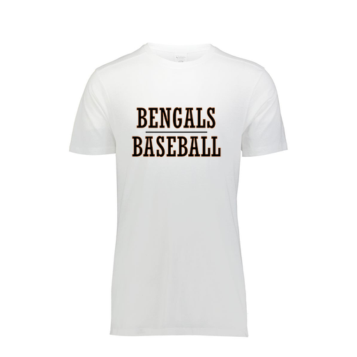 [FTSCUBWH-AS-LOGO3] Decker Men's Tri-Blend T-Shirt - Short Sleeve (Adult S, White, Logo 3)