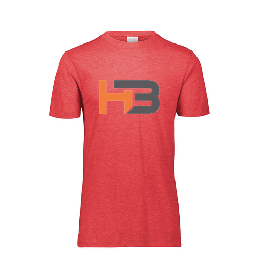 [FTSCUBRD-AS-LOGO2] Decker Men's Tri-Blend T-Shirt - Short Sleeve (Adult S, Red, Logo 2)
