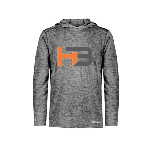 [FOLHCGBK-AS-LOGO2] Decker Men's Charge Hoodie (Adult S, Black, Logo 2)