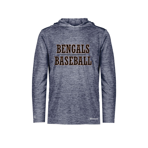 [FOLHCGNV-AS-LOGO3] Decker Men's Charge Hoodie (Adult S, Navy, Logo 3)