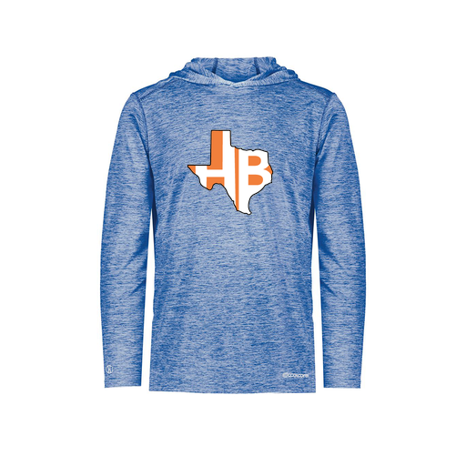 [FOLHCGRY-YS-LOGO1] Decker Youth Charge Hoodie (Youth S, Royal, Logo 1)