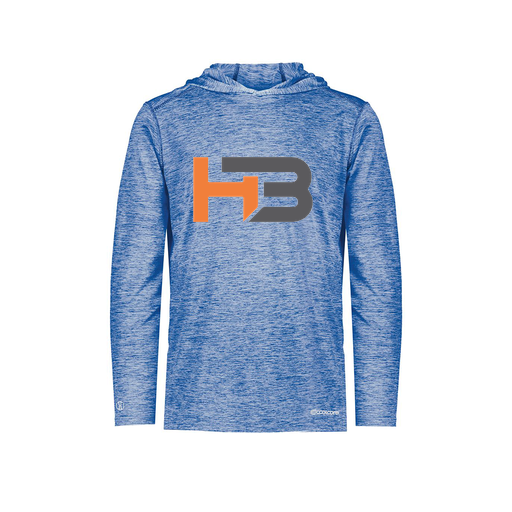 [FOLHCGRY-YS-LOGO2] Decker Youth Charge Hoodie (Youth S, Royal, Logo 2)