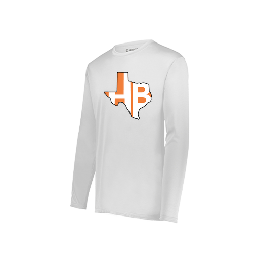 [222822.005.XS-LOGO1] Men's LS Smooth Sport Shirt (Adult XS, White, Logo 1)