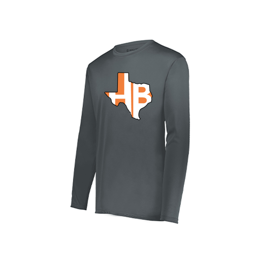[222822.059.XS-LOGO1] Men's LS Smooth Sport Shirt (Adult XS, Gray, Logo 1)